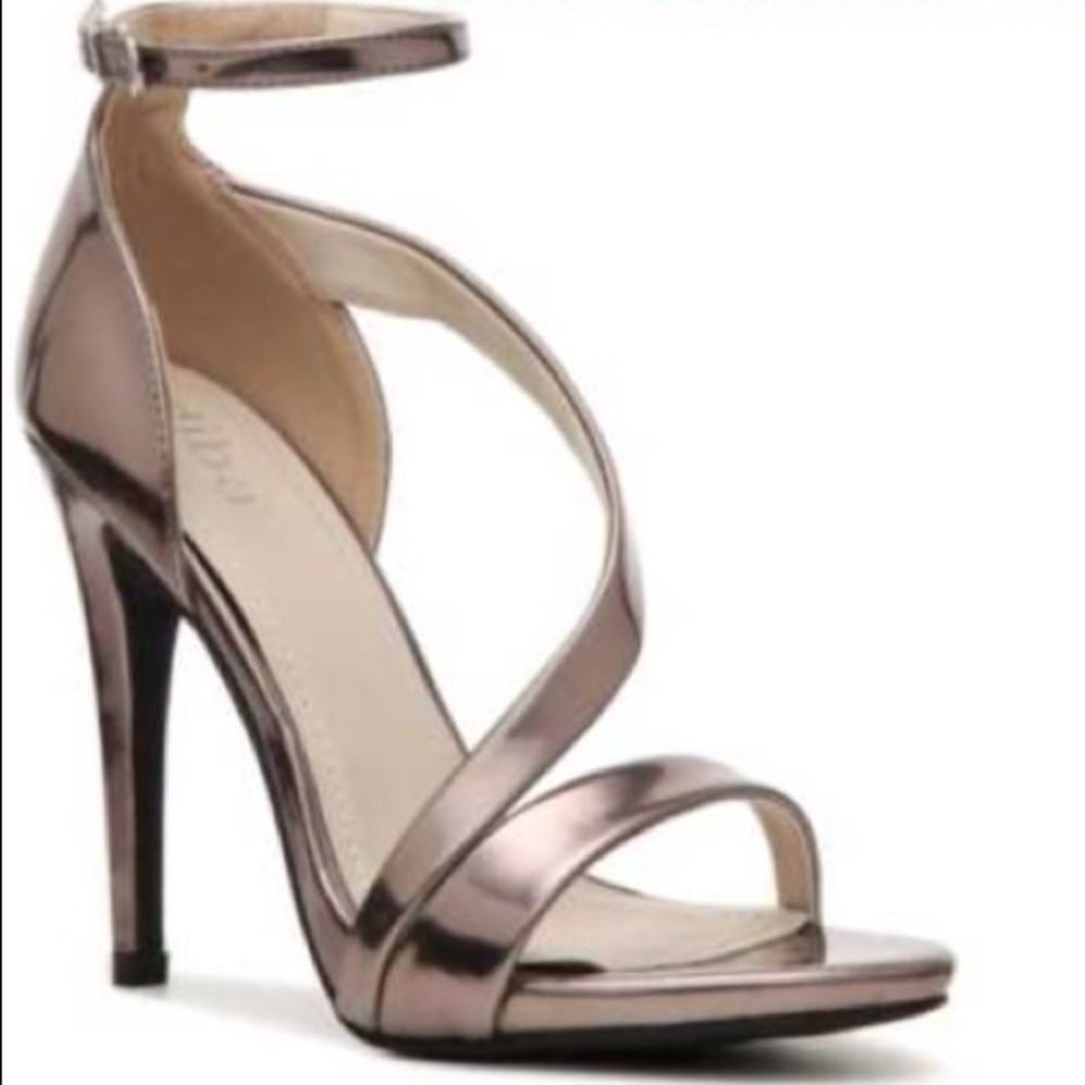 Diba Rose Gold Metallic Heels